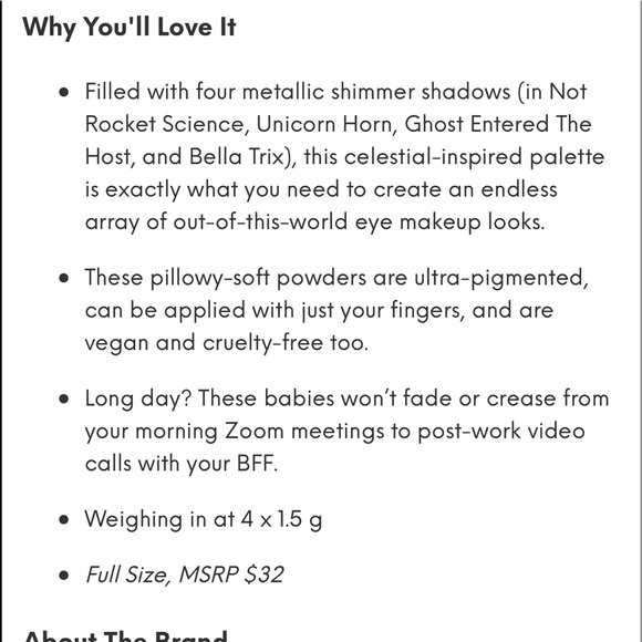 Space Case Cosmetics Custom Eyeshadow Palette 🎨 - Picture 2 of 4